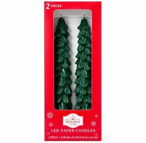 Viral Holiday Time Walmart Free Christmas Tree Led Flameless Candle Lights Set 2